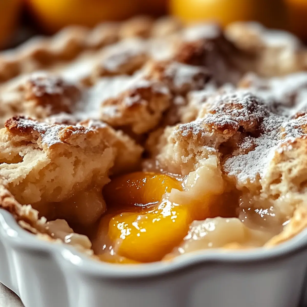 Irresistibly Juicy Peach Cobbler