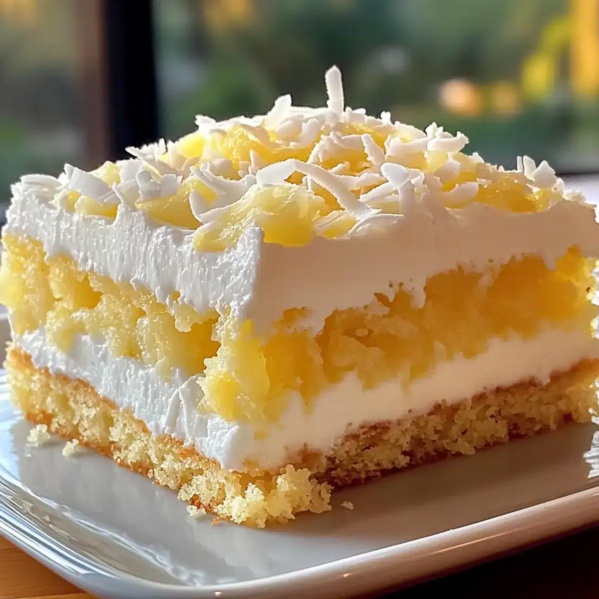 Pineapple Coconut Dream Cake