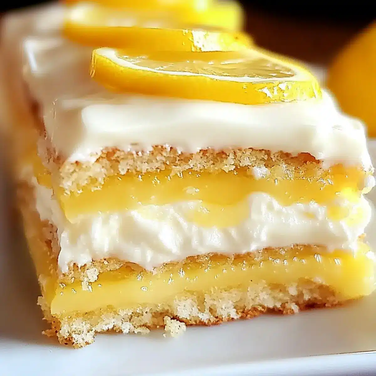 Lemon Tiramisu W/ Lemon Curd