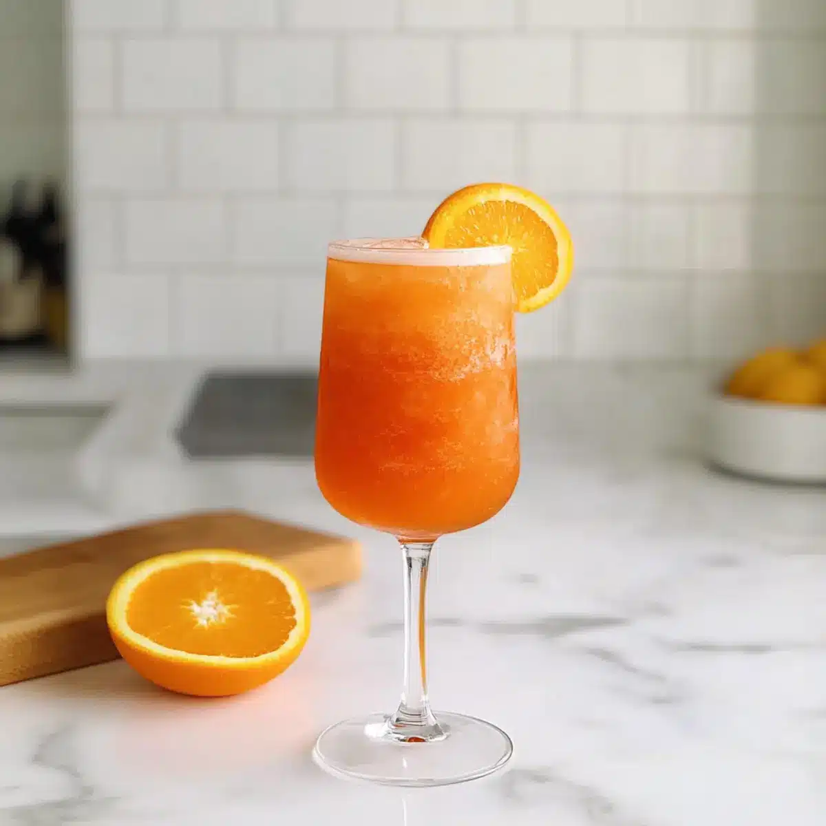 Frozen Aperol Spritz Cocktail