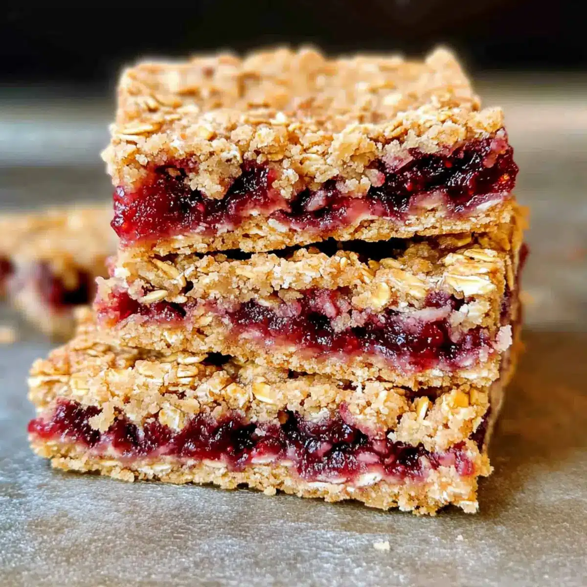 Berry Oat Bars