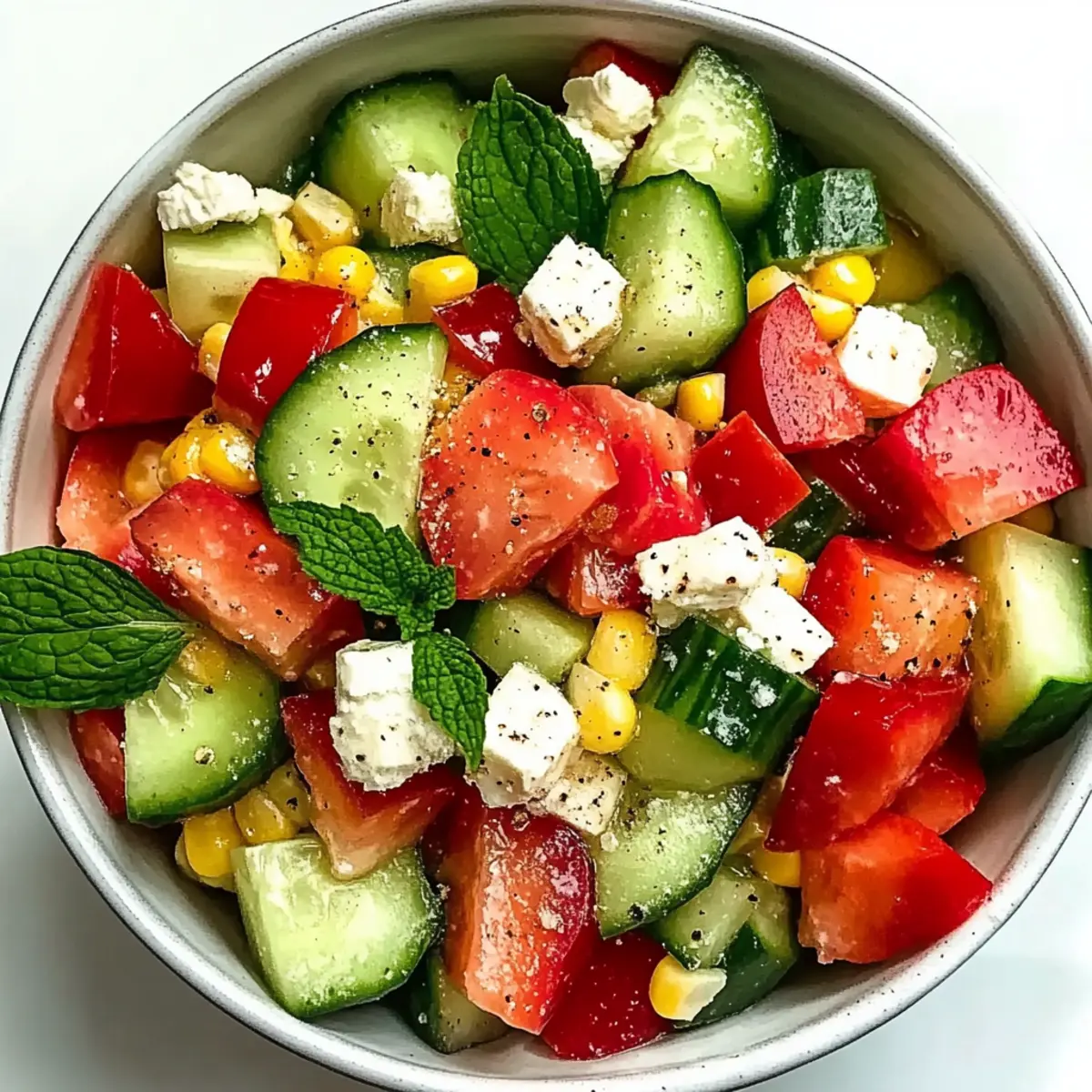 Corn and Cucumber Picnic Salad