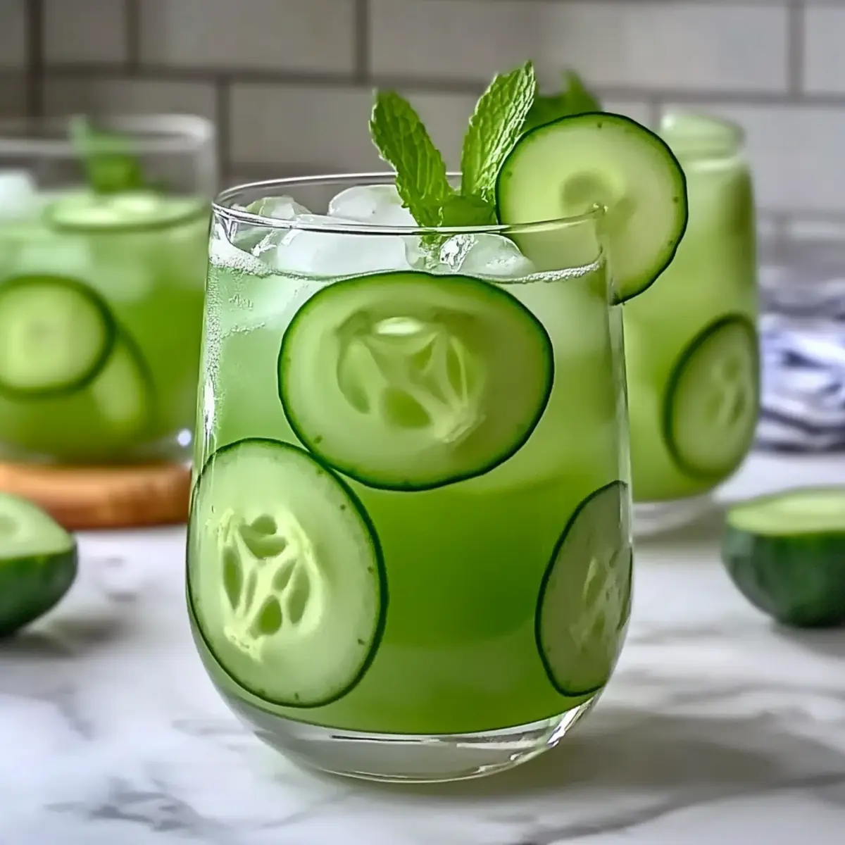Cucumber-Lime Agua Fresca with Coconut Water