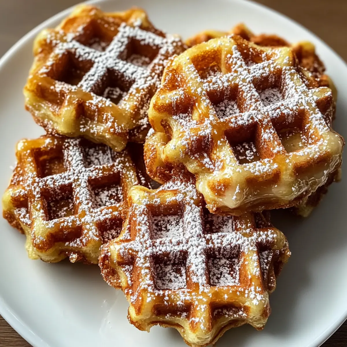 Apple Fritter Waffle Donuts