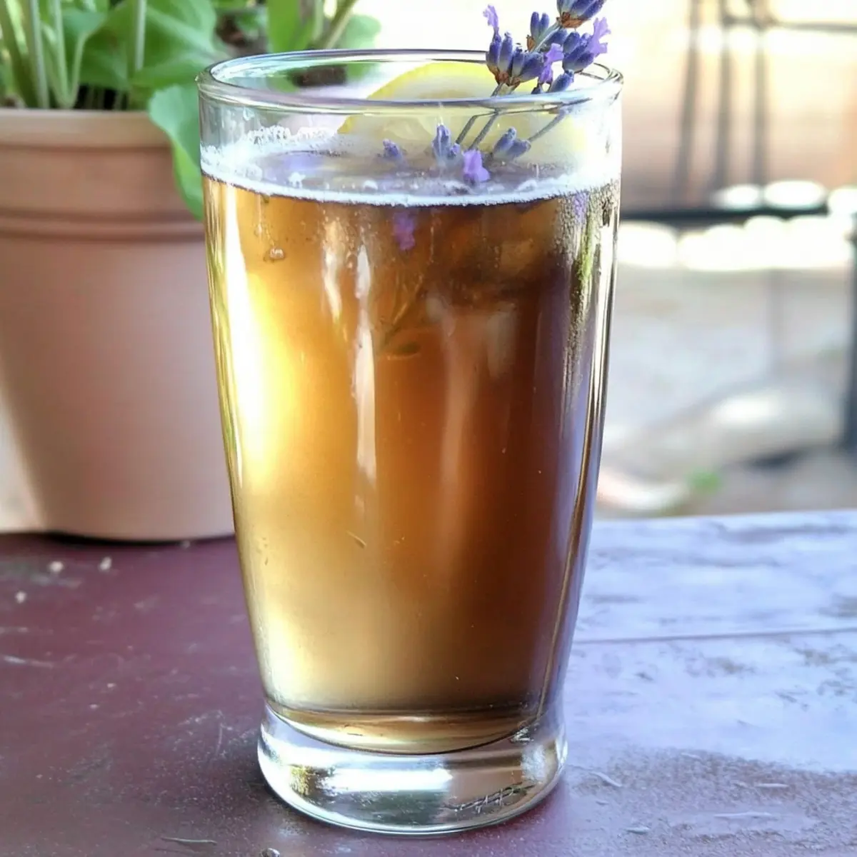 Lavender Iced Tea