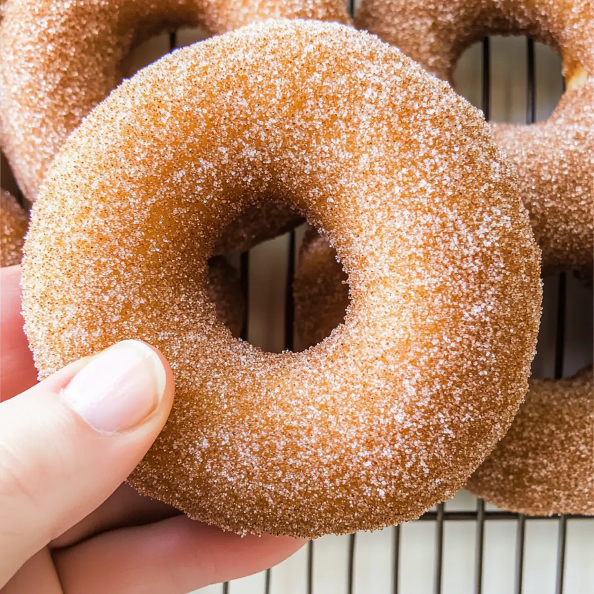 Cinnamon Sugar Vegan Donuts