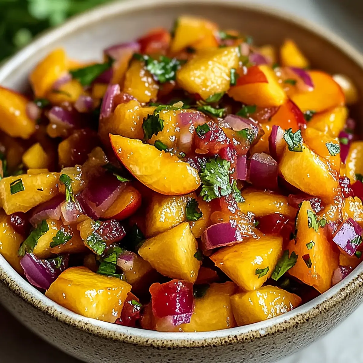 Fresh Peach Salsa