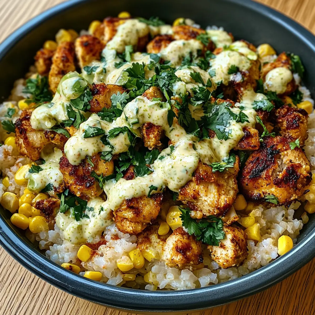 Elote Chicken Bowl