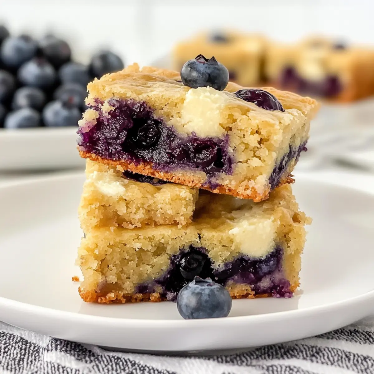 Blueberry Blondies