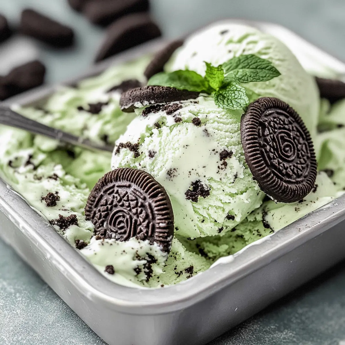 Mint Cookies and Cream Ice Cream