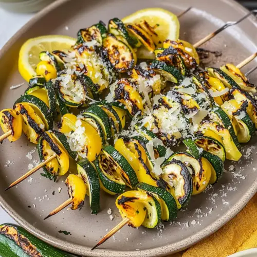 Grilled Zucchini Squash Skewers