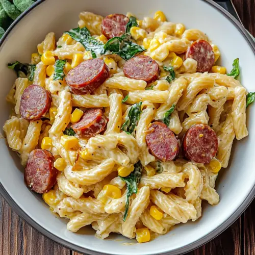 Summer Kielbasa Pasta