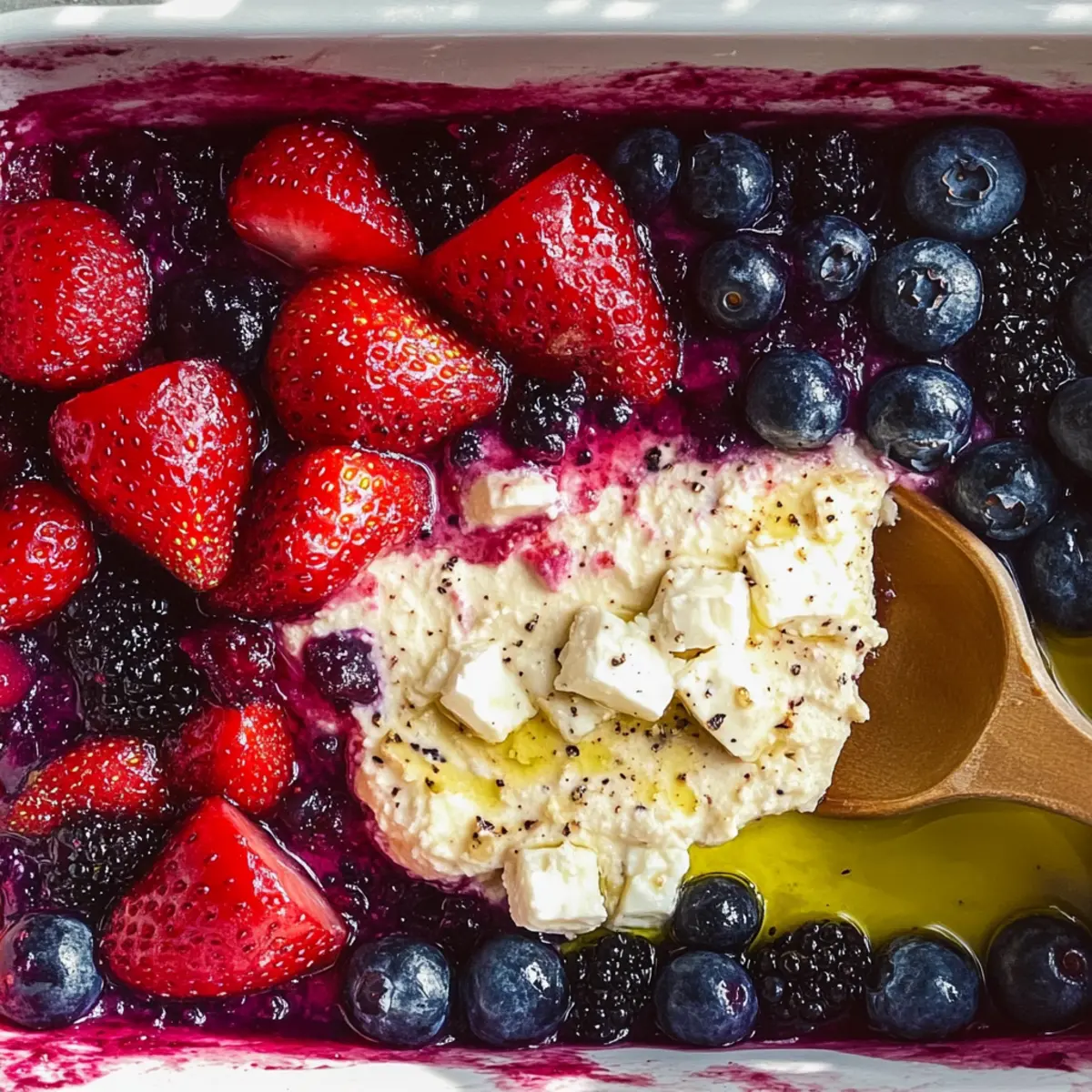 Baked Feta Berry Dip