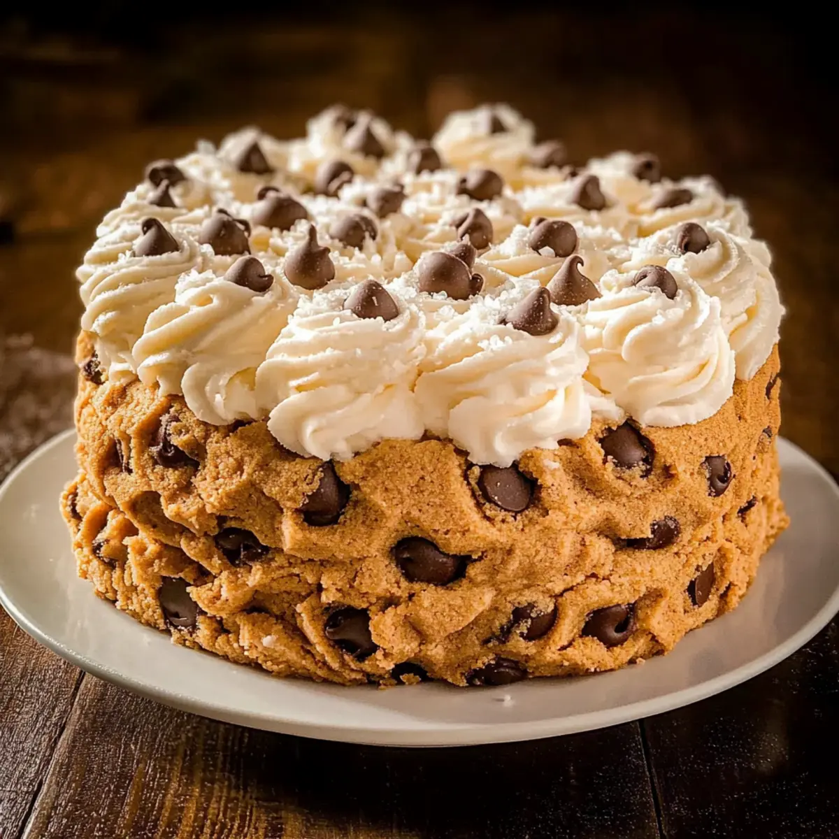 Chocolate Chip Cookie Cake