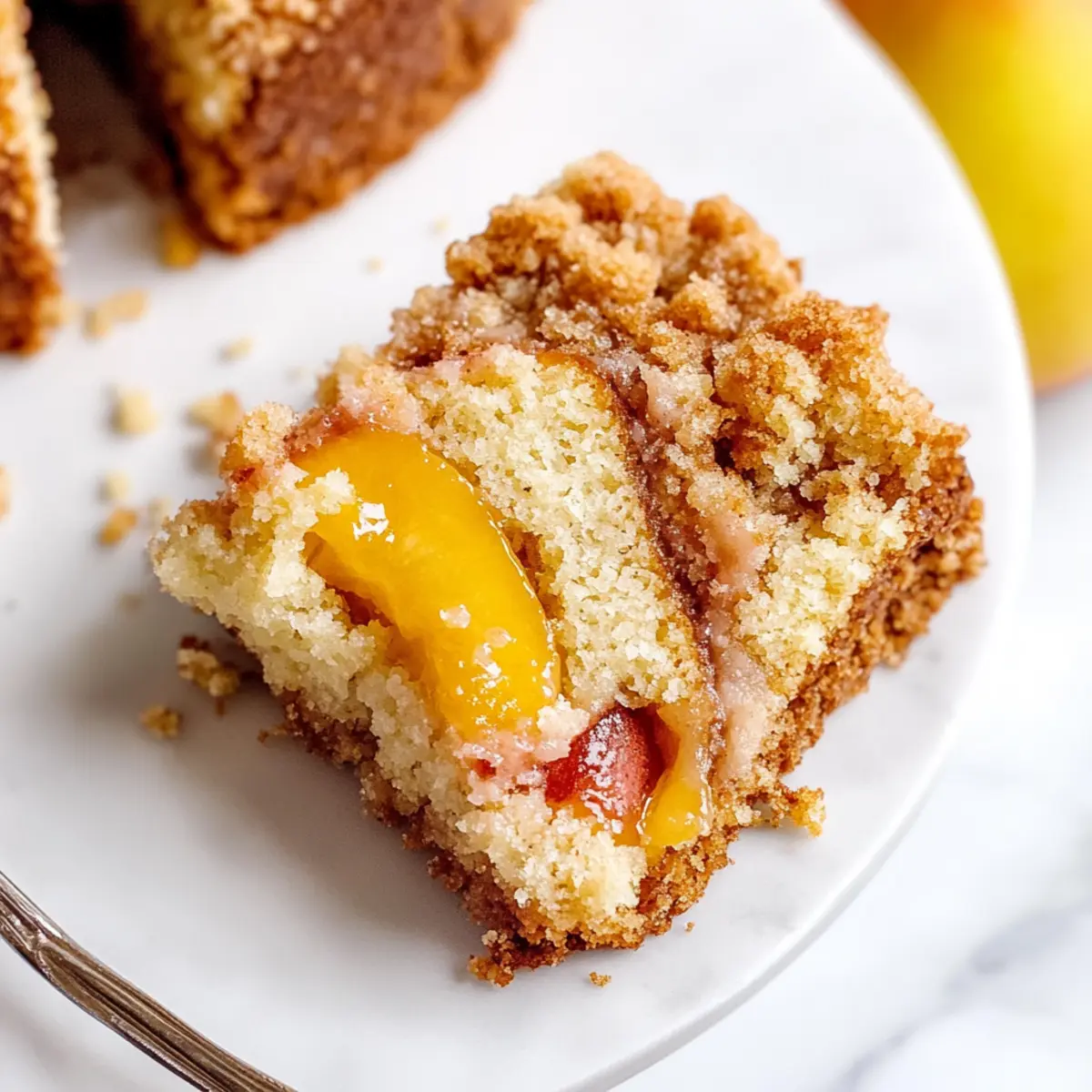 Peach Coffee Cake