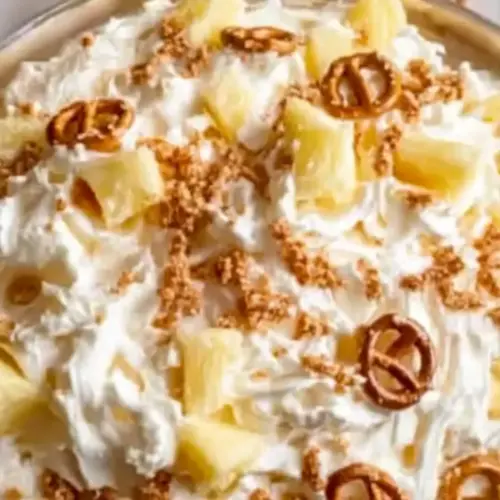 Pineapple Pretzel Fluff Salad