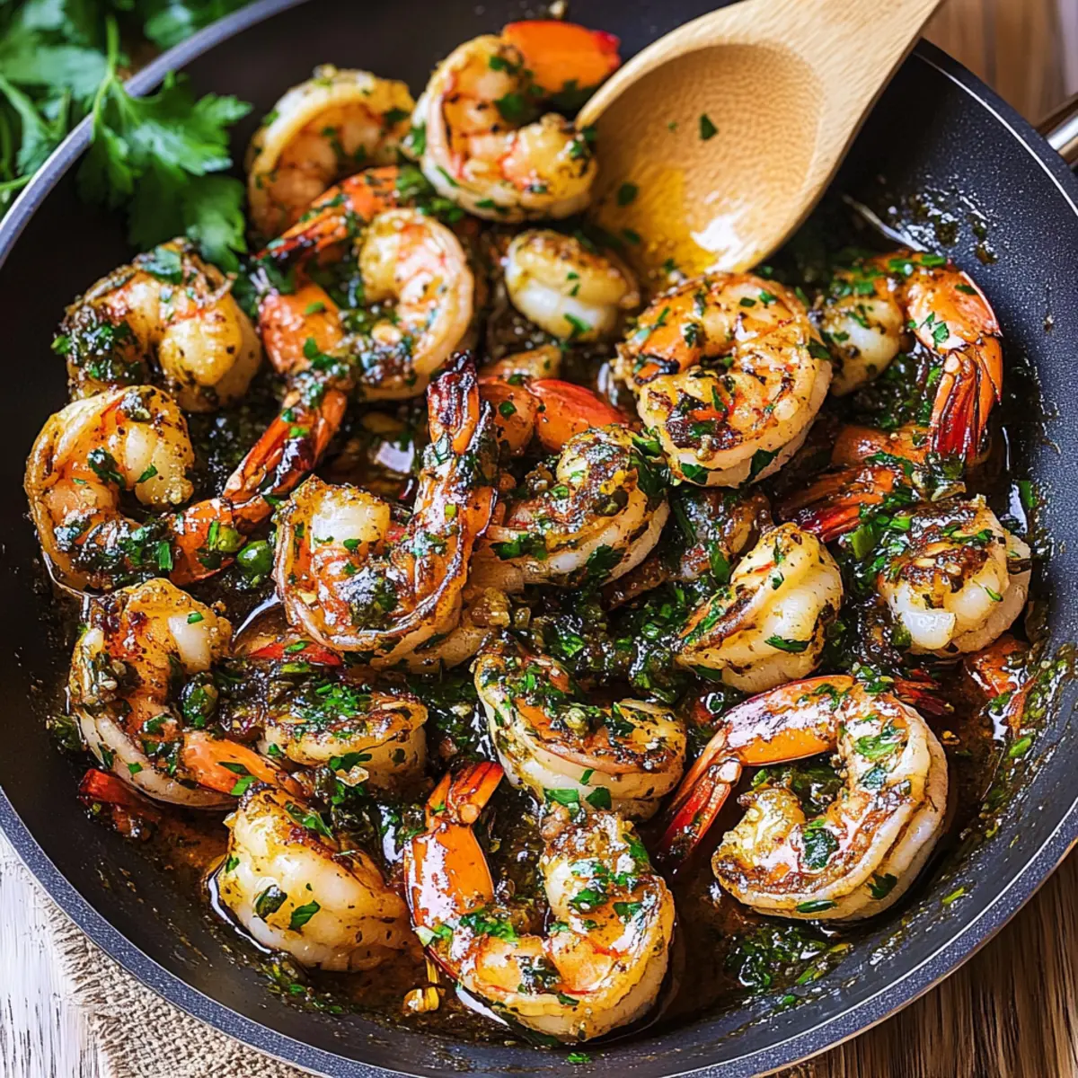 Pan Seared Chimichurri Shrimp