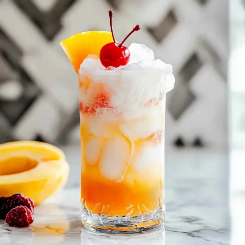 Peach Cream Sprite Dirty Soda