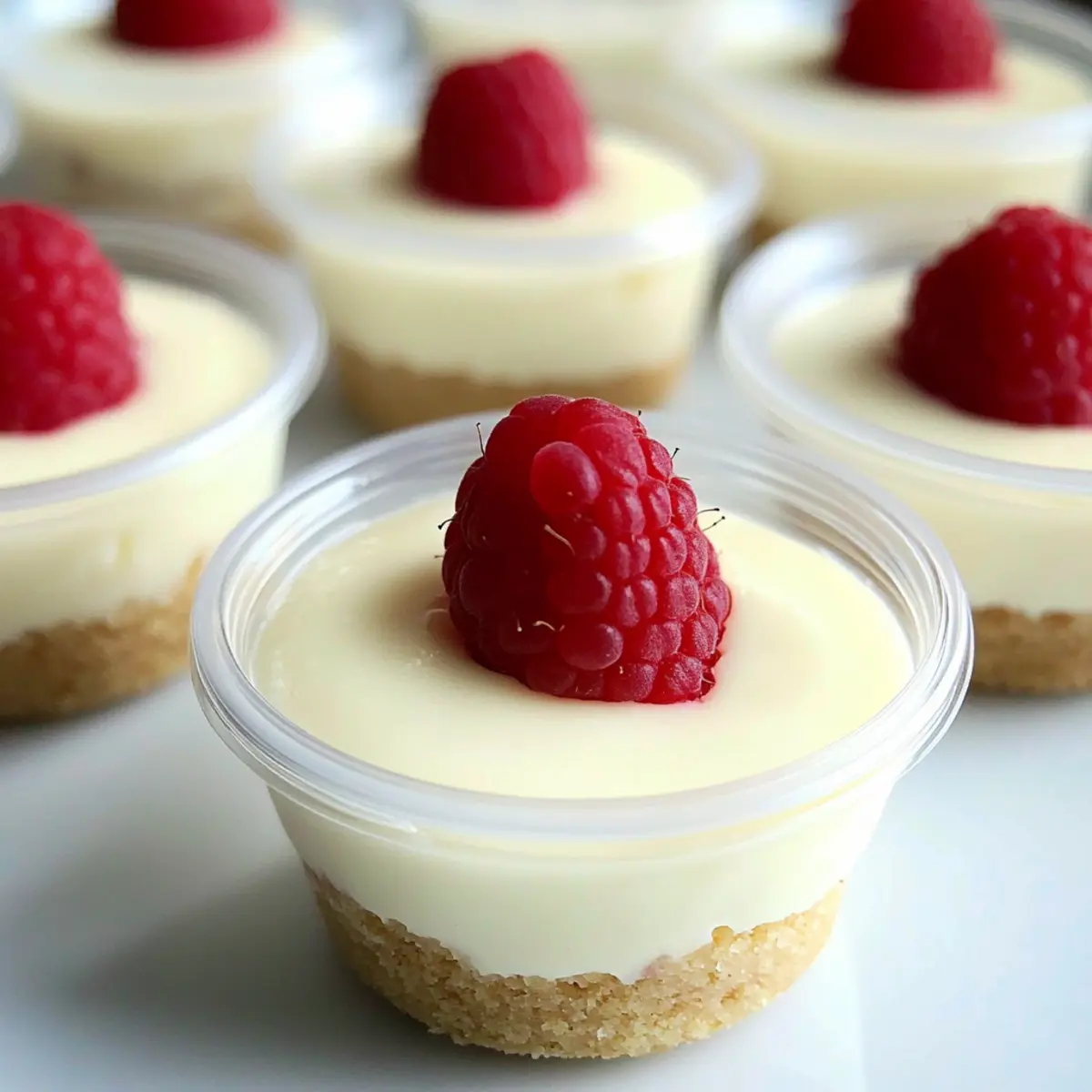 Lemon Raspberry Dessert Cups