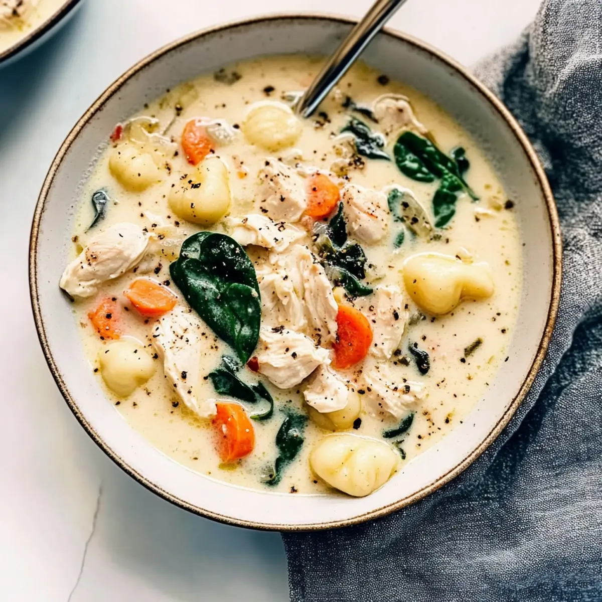 Crockpot Chicken Gnocchi Soup