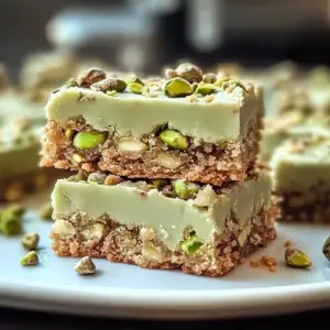 Pistachio Dream Cookie Bars