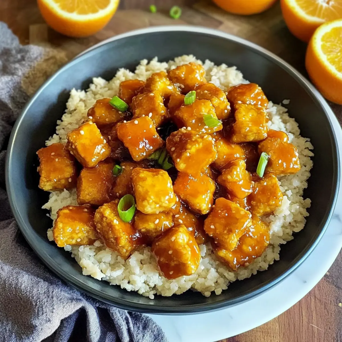 Vegan Orange Chicken (Tofu)