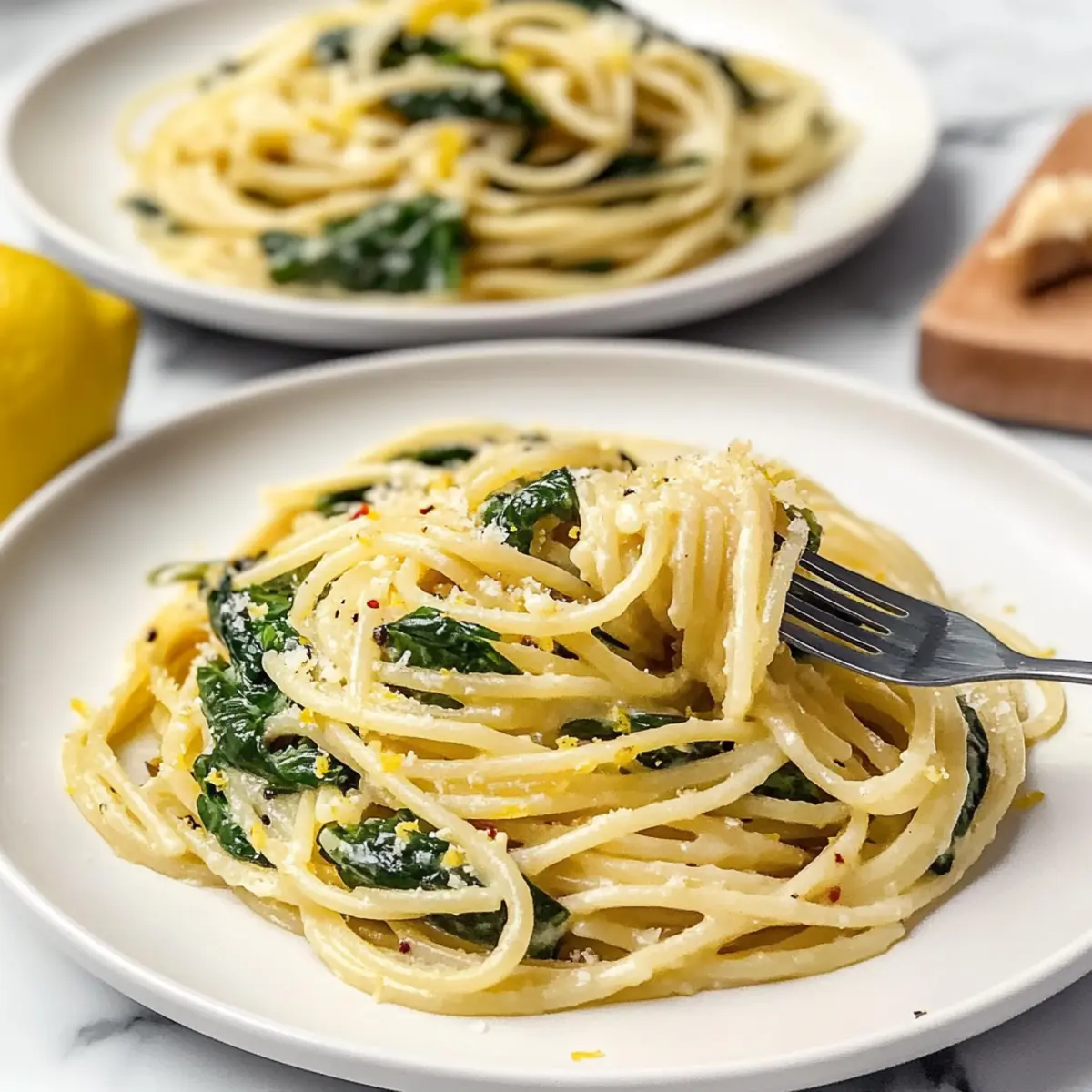 Spinach Lemon Pasta