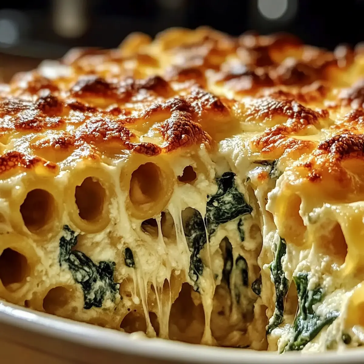 Spinach Ricotta Pasta Bake
