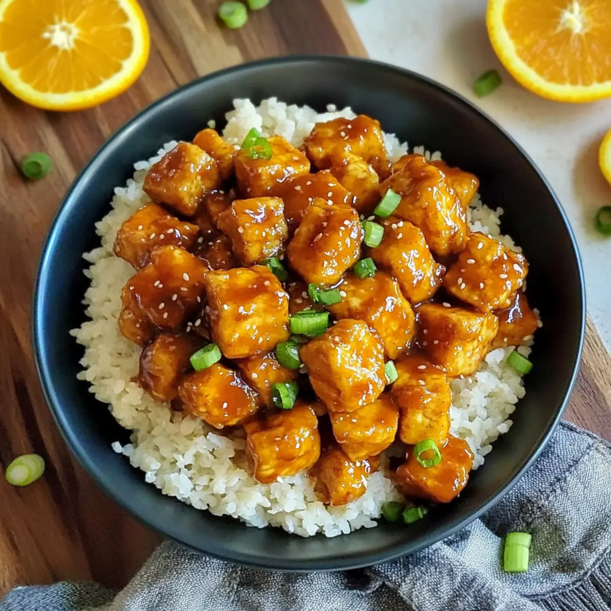 Vegan Orange Chicken (Tofu)