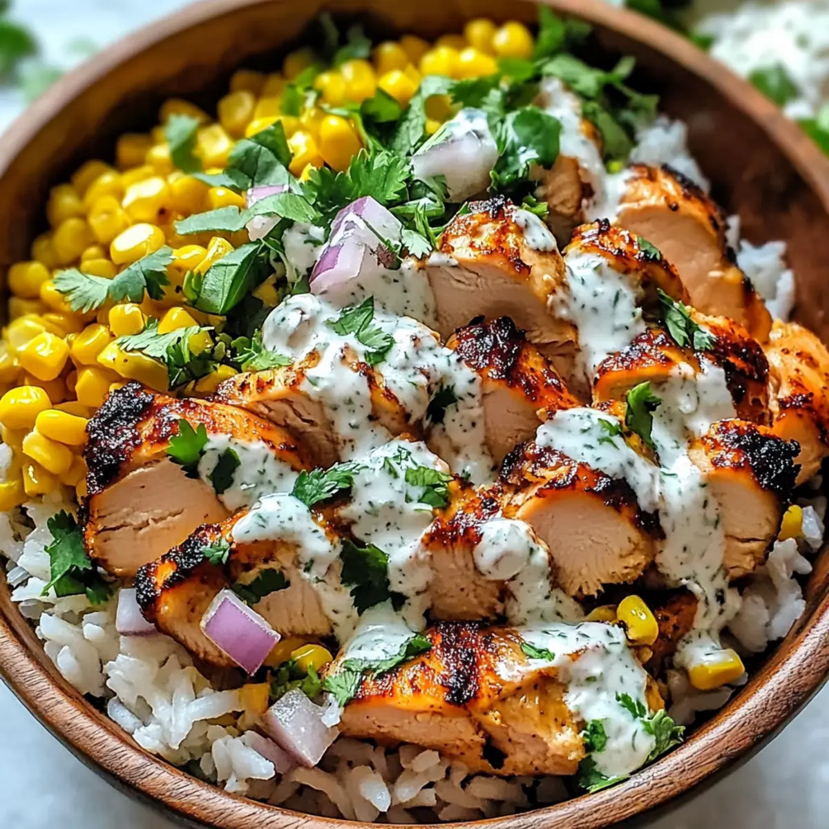 Street Corn Chicken Bowl