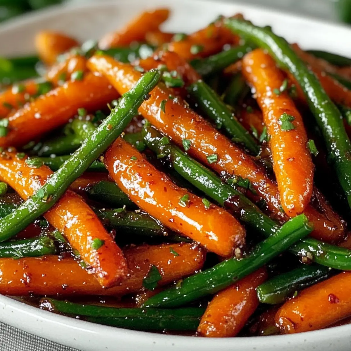 Honey Glazed Carrots & Green Beans