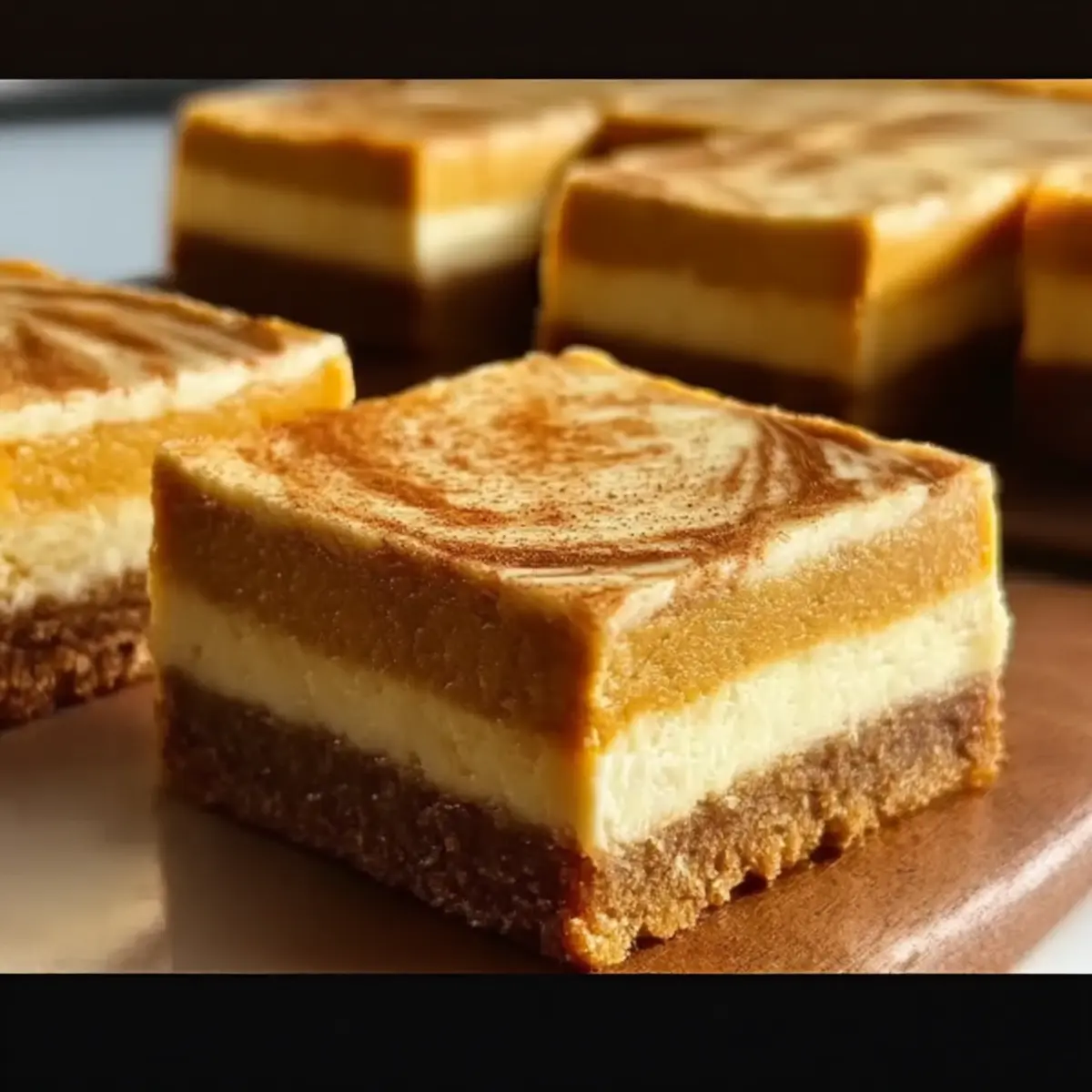 Pumpkin Cheesecake Bars