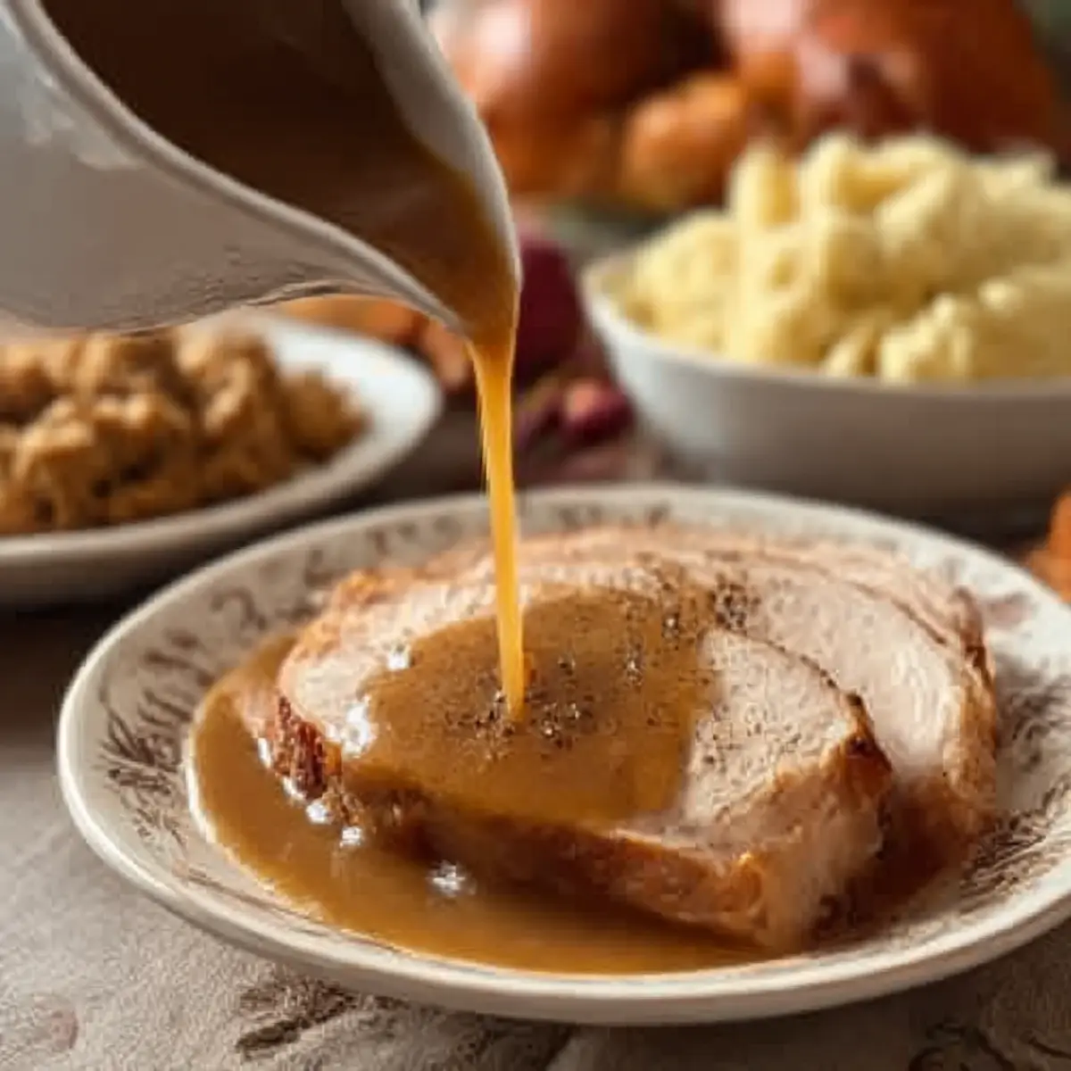 Turkey Gravy from Drippings