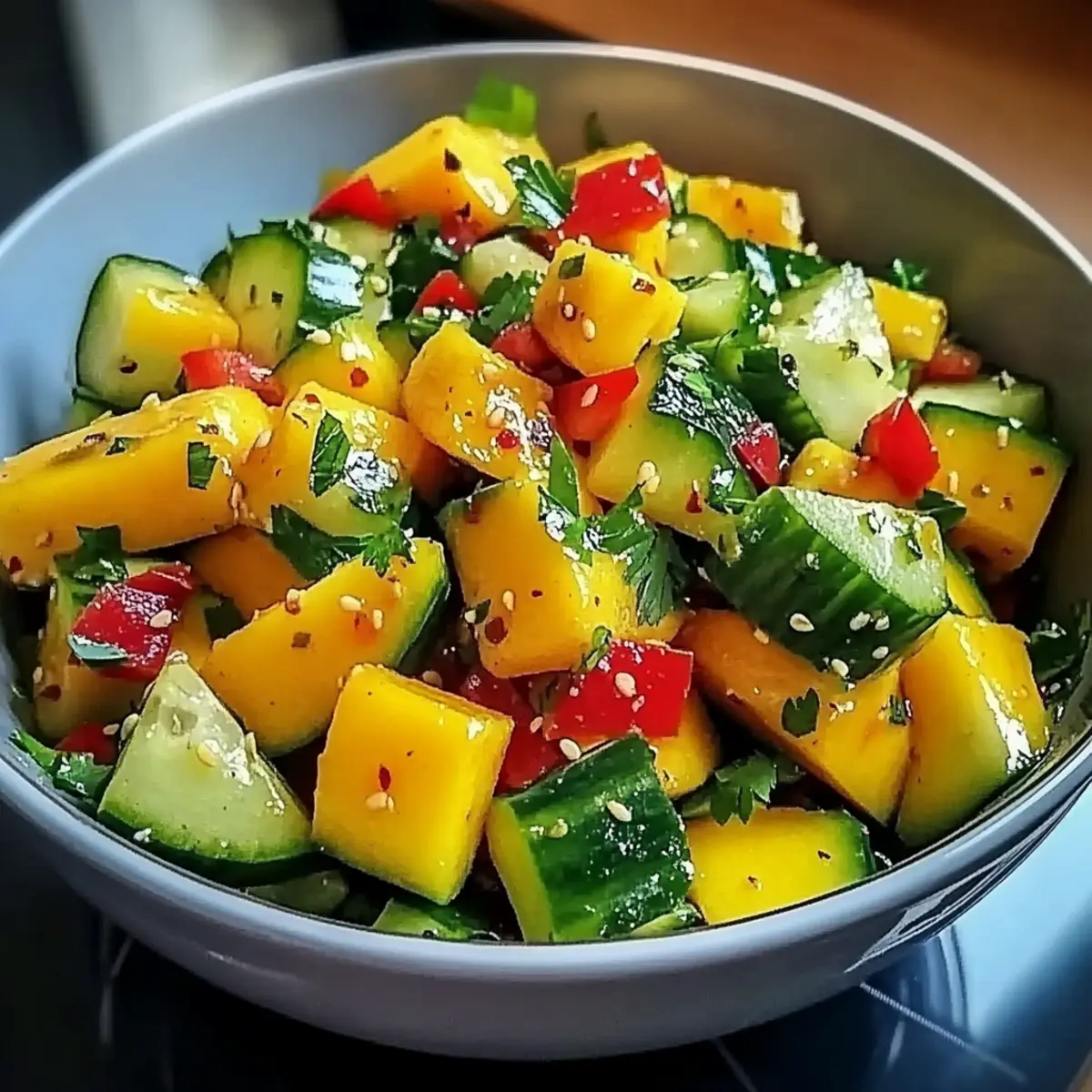 Thai Mango Cucumber Salad